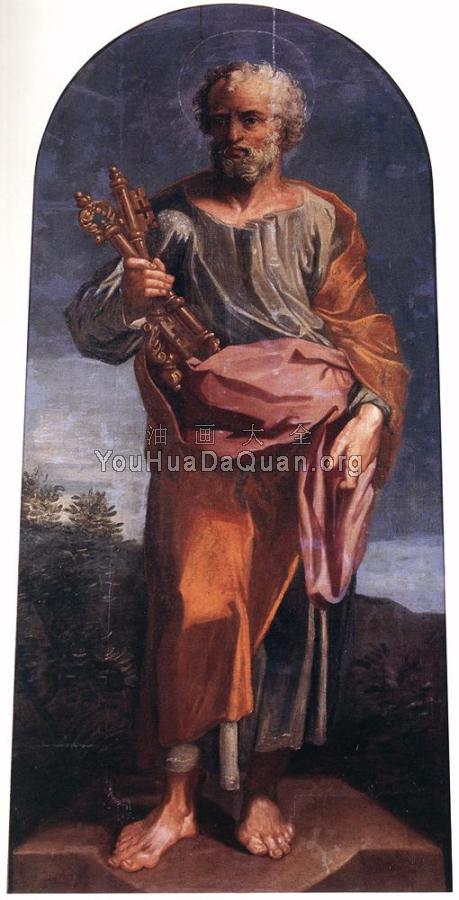 St Peter Holding the Key of the Paradise - 皮埃尔·保罗·皮热